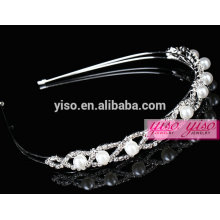 crystal wholesale crystal and pearl fashion hair jewelry